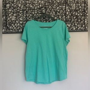 Sonoma Teal Short Sleeve Crew Neck Everyday Tee